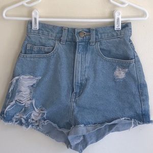*SOLD* American apparel Denim shorts